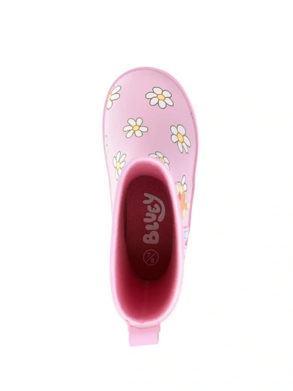 Bluey Toddler Girls Flower Rain Boots